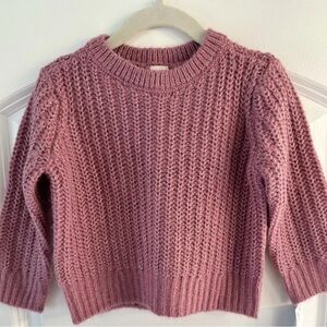 OshKosh B'gosh Mauve Knit Sweater NEW